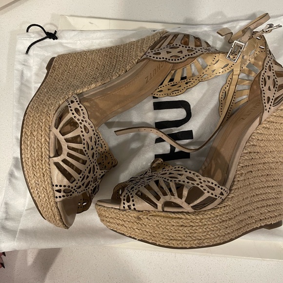 Brand new Schutz wedge sandals size 8 - Picture 2 of 8